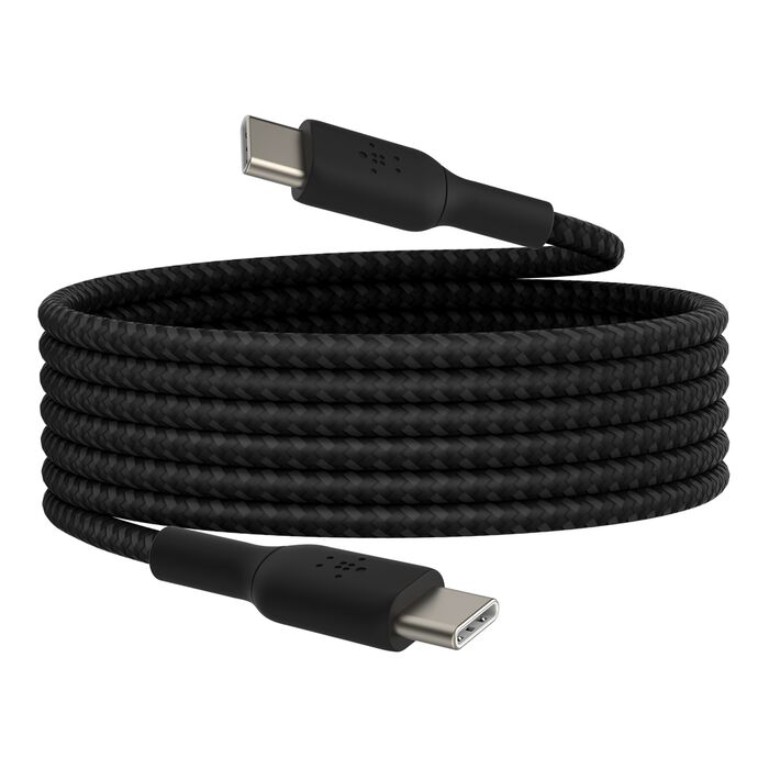 BELKIN BRAIDED USB C- USB C 2M CABLE