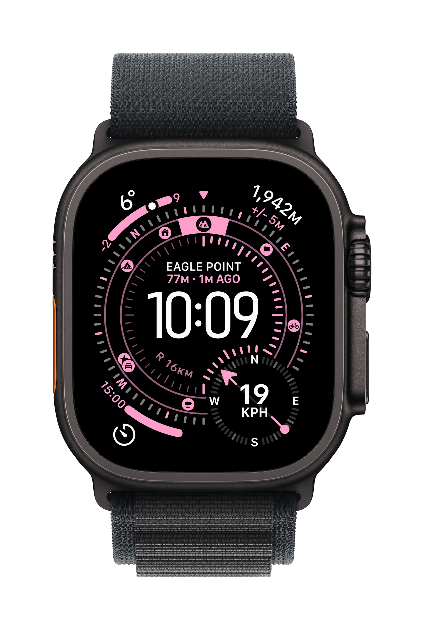 49mm Watch Alpine Loop for Black Titanium Finish