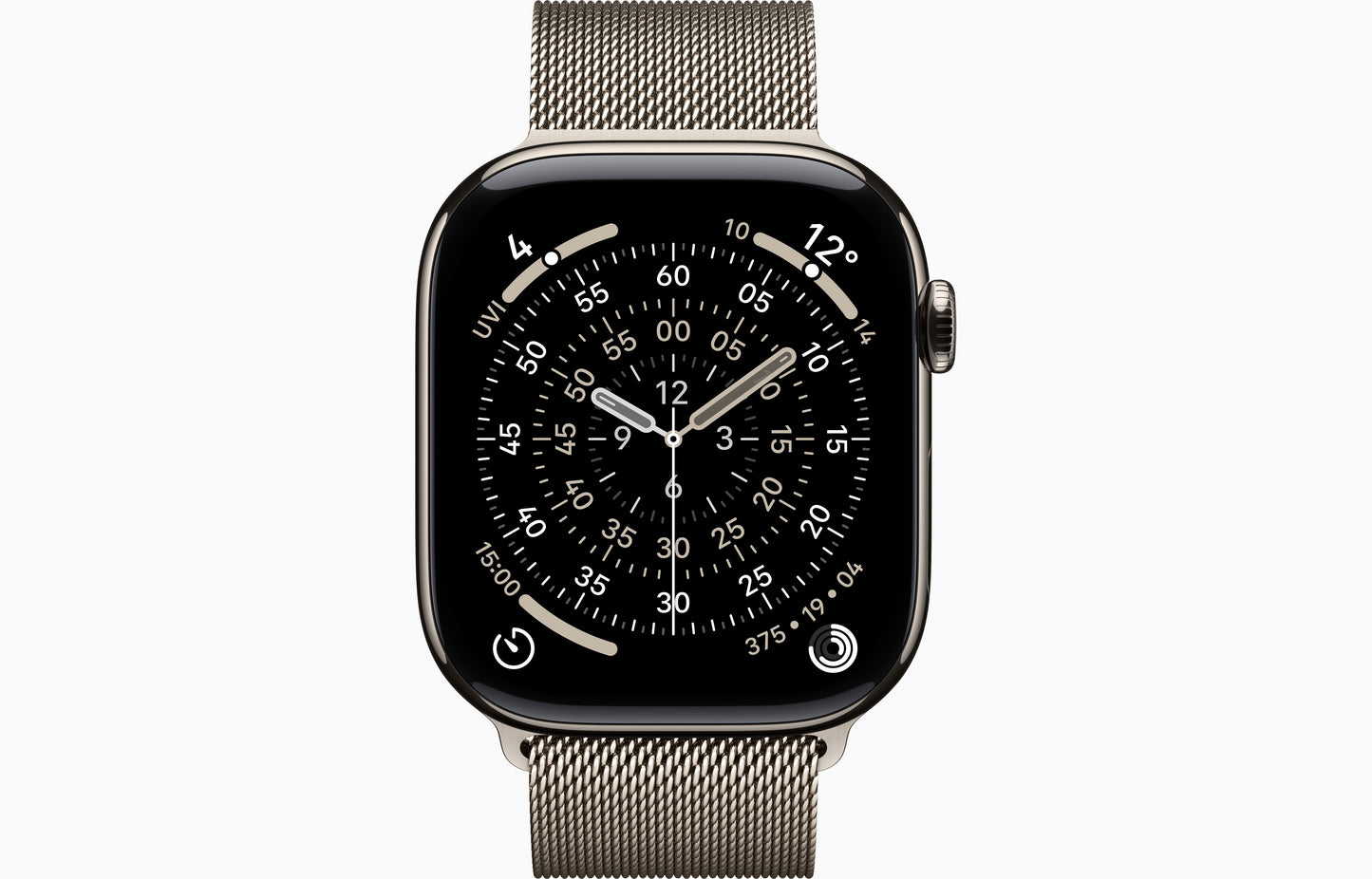 Apple Watch Series 11 - GPS + Cellular - Titanium Case With Milanese Loop