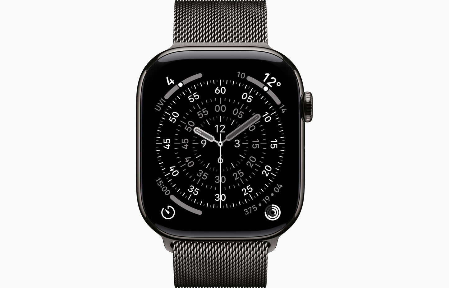 Apple Watch Series 11 - GPS + Cellular - Titanium Case With Milanese Loop