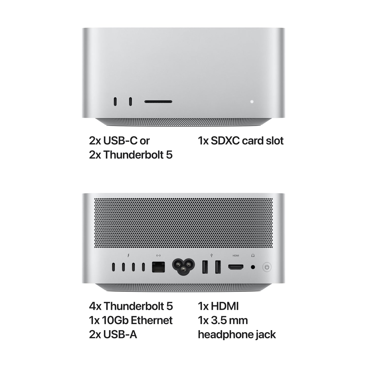 Mac Studio: Apple M3 Ultra chip with 28‑core CPU, 60‑core GPU, 96GB, 1TB
