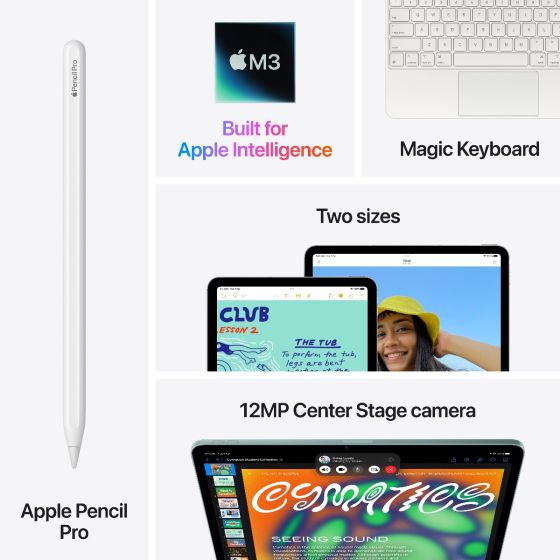 27.59 cm (11″) iPad Air M3