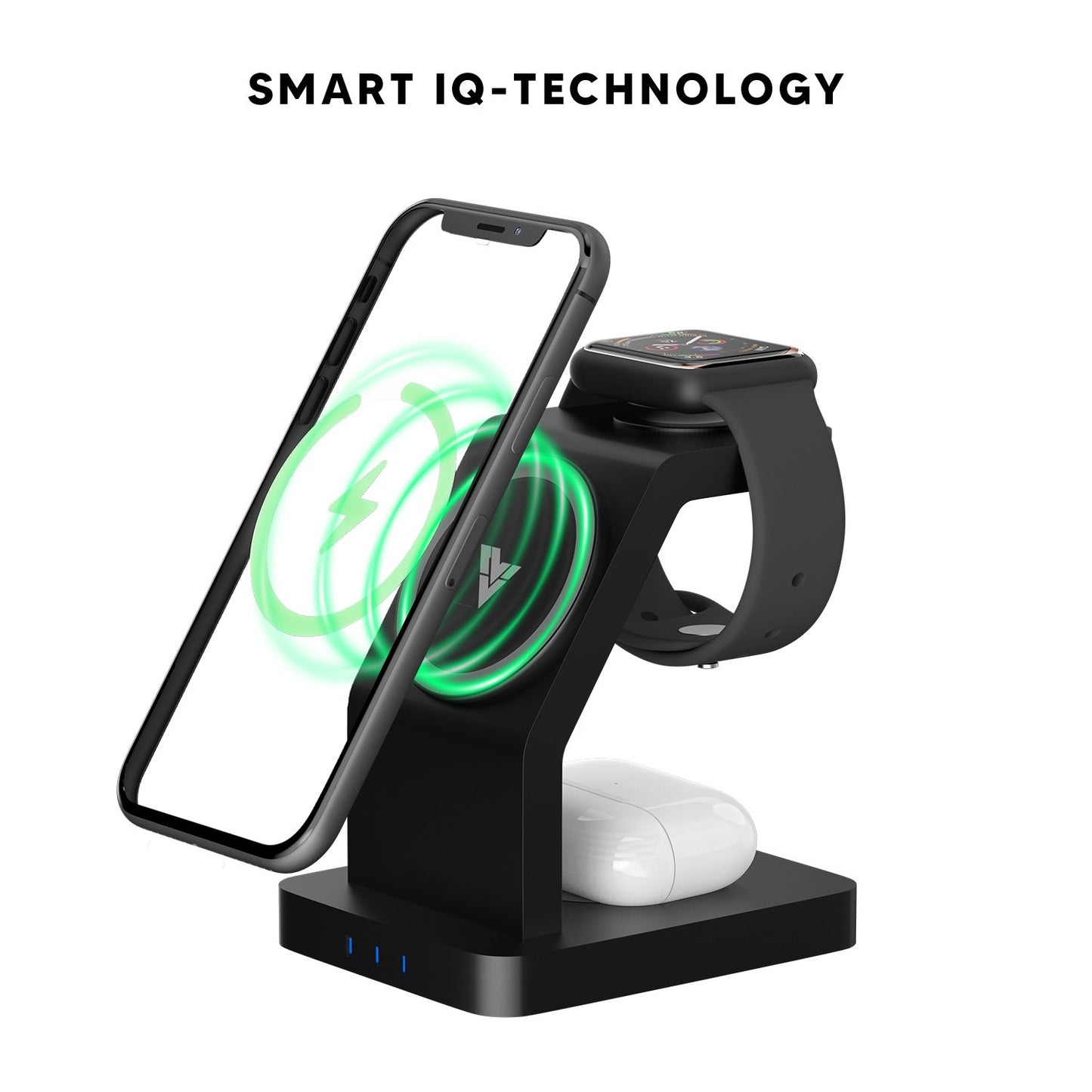 VAKU LUXOS TRINITY 23W 3IN1 MAGSAFE WIRELESS  CHARGER