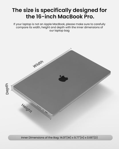 Tomtoc Terra-A27 Laptop Sleeve For Macbook 16 Inch