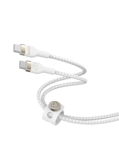 Belkin Braided Usb-C To Usb-C 2.0 Cable 2M Disney Edition D100 White