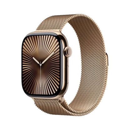 Apple Watch Series 10 - GPS + Cellular - Titanium Case with Milanese Loop