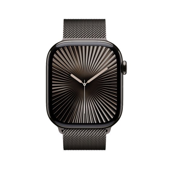 Apple Watch Series 10 - GPS + Cellular - Titanium Case with Milanese Loop