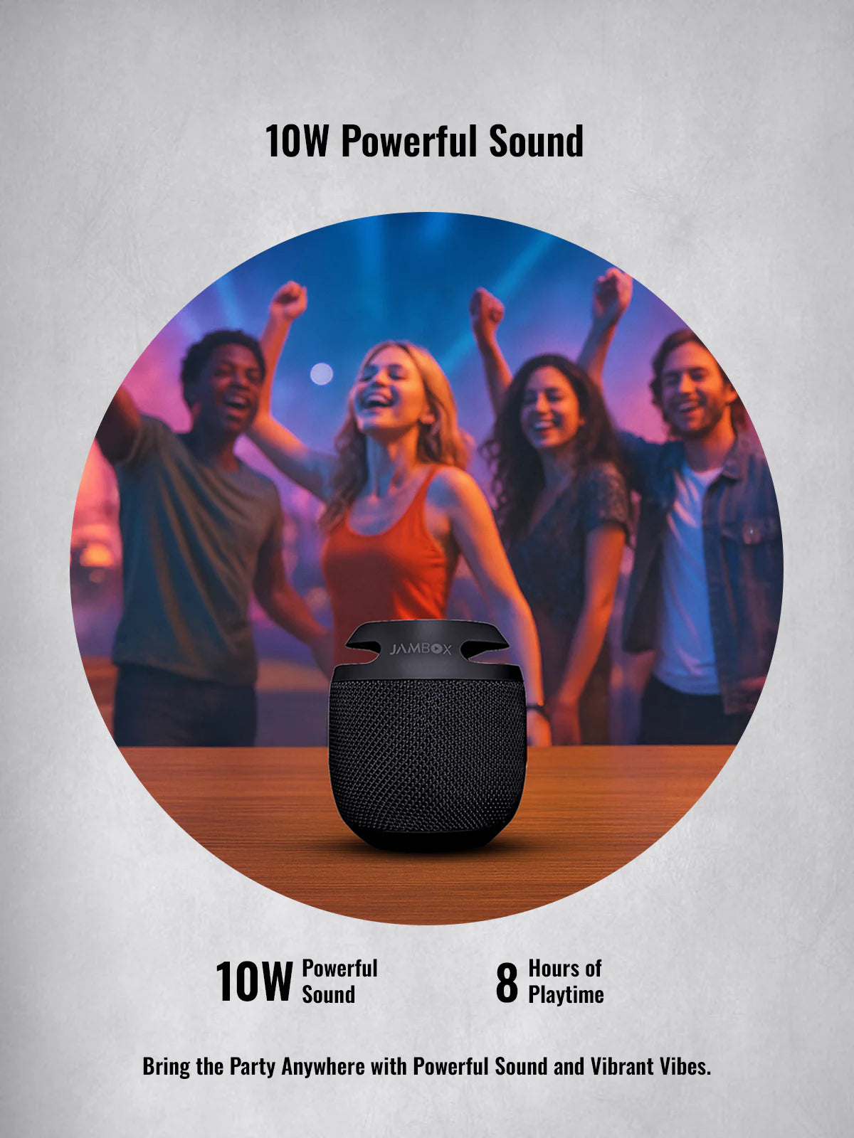 Muvtech Jambox Bluetooth Speaker 10W