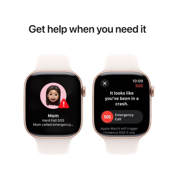 Apple Watch Series 10 - GPS + Cellular - Aluminium Case with Sport Band