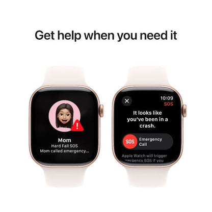 Apple Watch Series 10 - GPS + Cellular - Aluminium Case with Sport Band