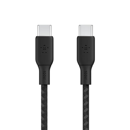 BELKIN BRAIDED USB C- USB C  100W CABLE 2M