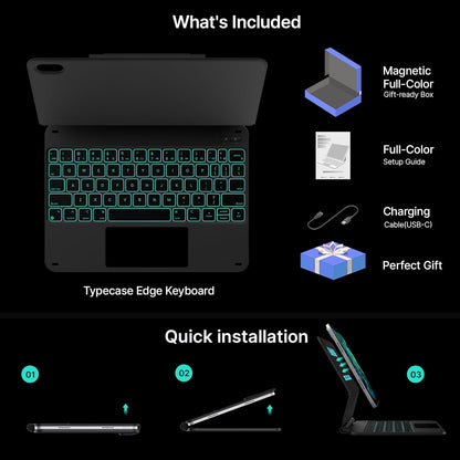 Typecase Edge Magic Keyboard Case For iPad 11th (A16-2025) & 10th Gen