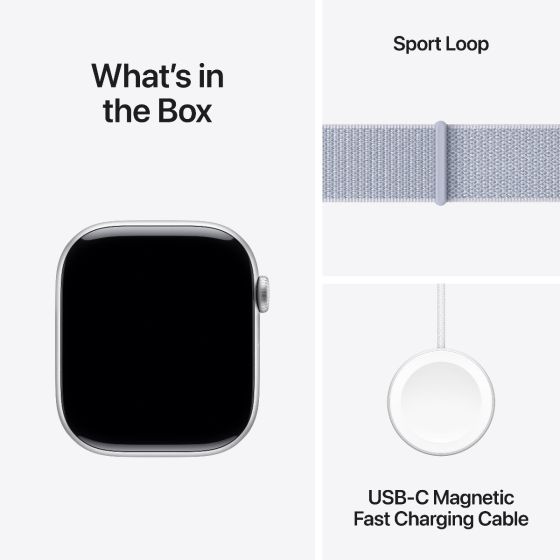 Apple Watch Series 10 - GPS + Cellular - Aluminium Case with Sport Loop