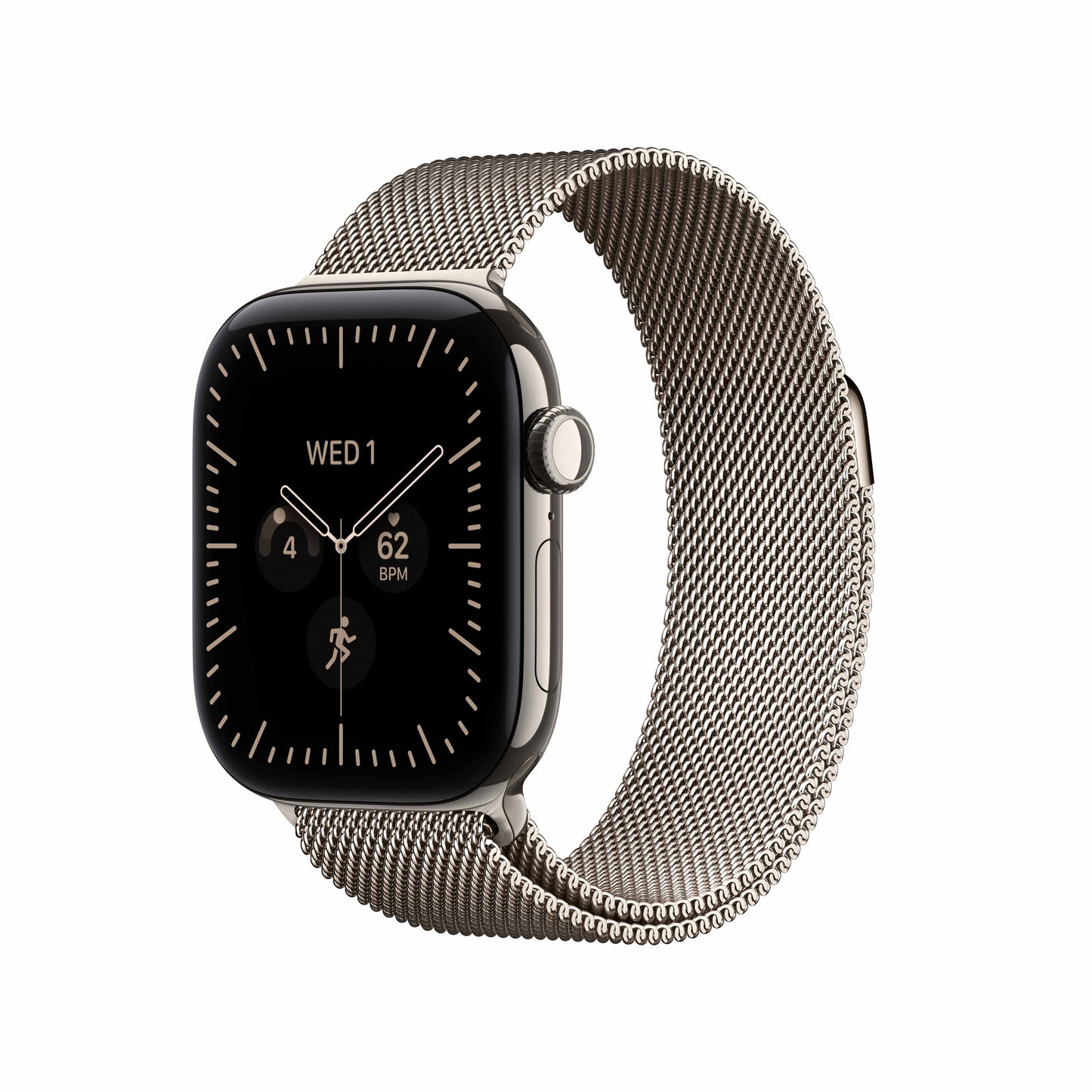 Apple Watch Series 12 - GPS + Cellular - Titanium Case with Milanese Loop