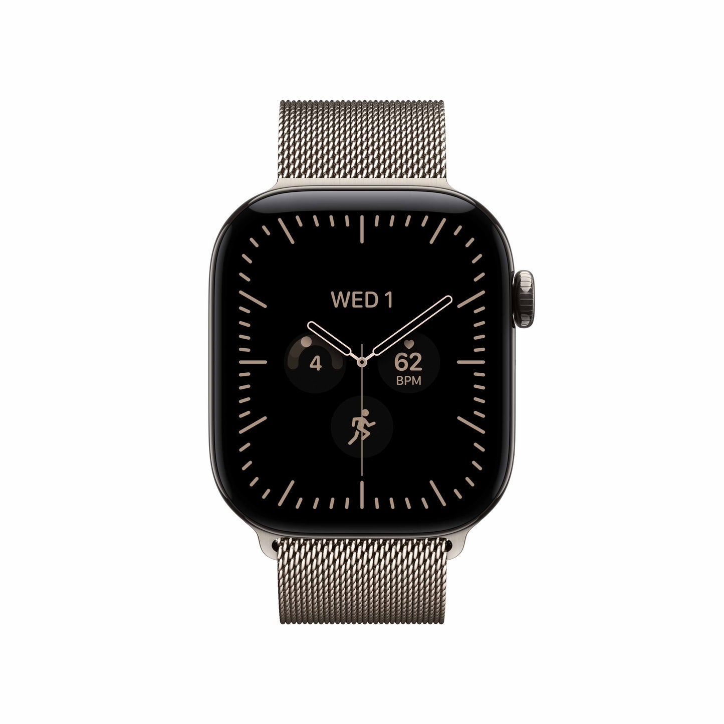 Apple Watch Series 12 - GPS + Cellular - Titanium Case with Milanese Loop