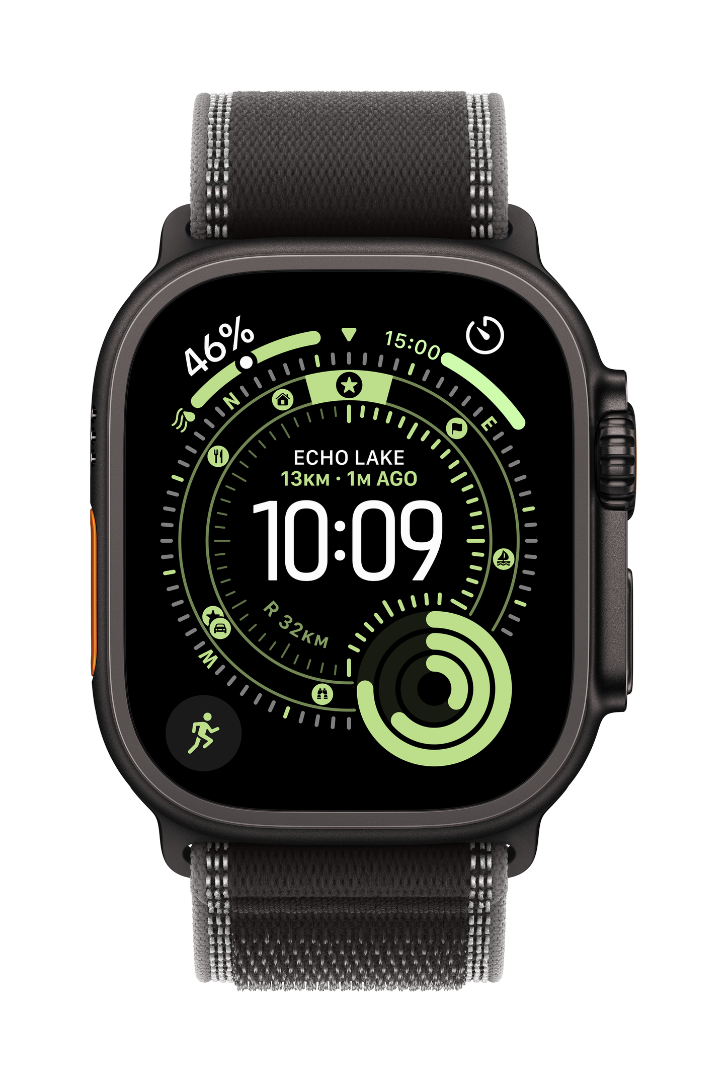 49mm Trail Watch Loop for Black Titanium Finish