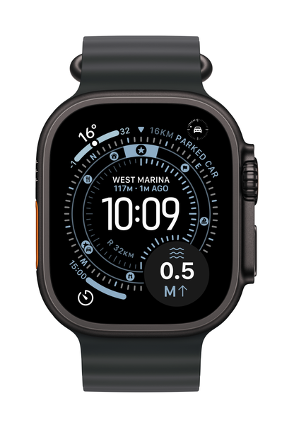 49mm Watch Ocean Band - Black Titanium Finish