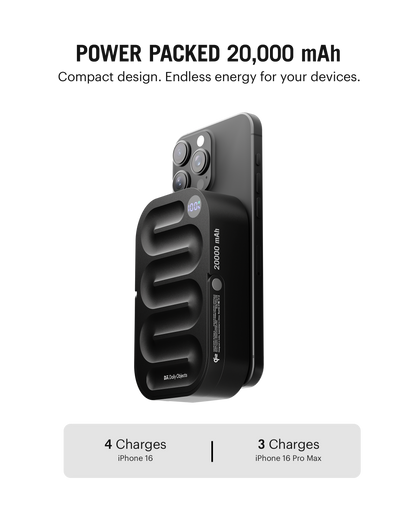 Daily Objects Loop Qi2-Certified MagSafe-Compatible Aluminium Power Bank 20000mAh