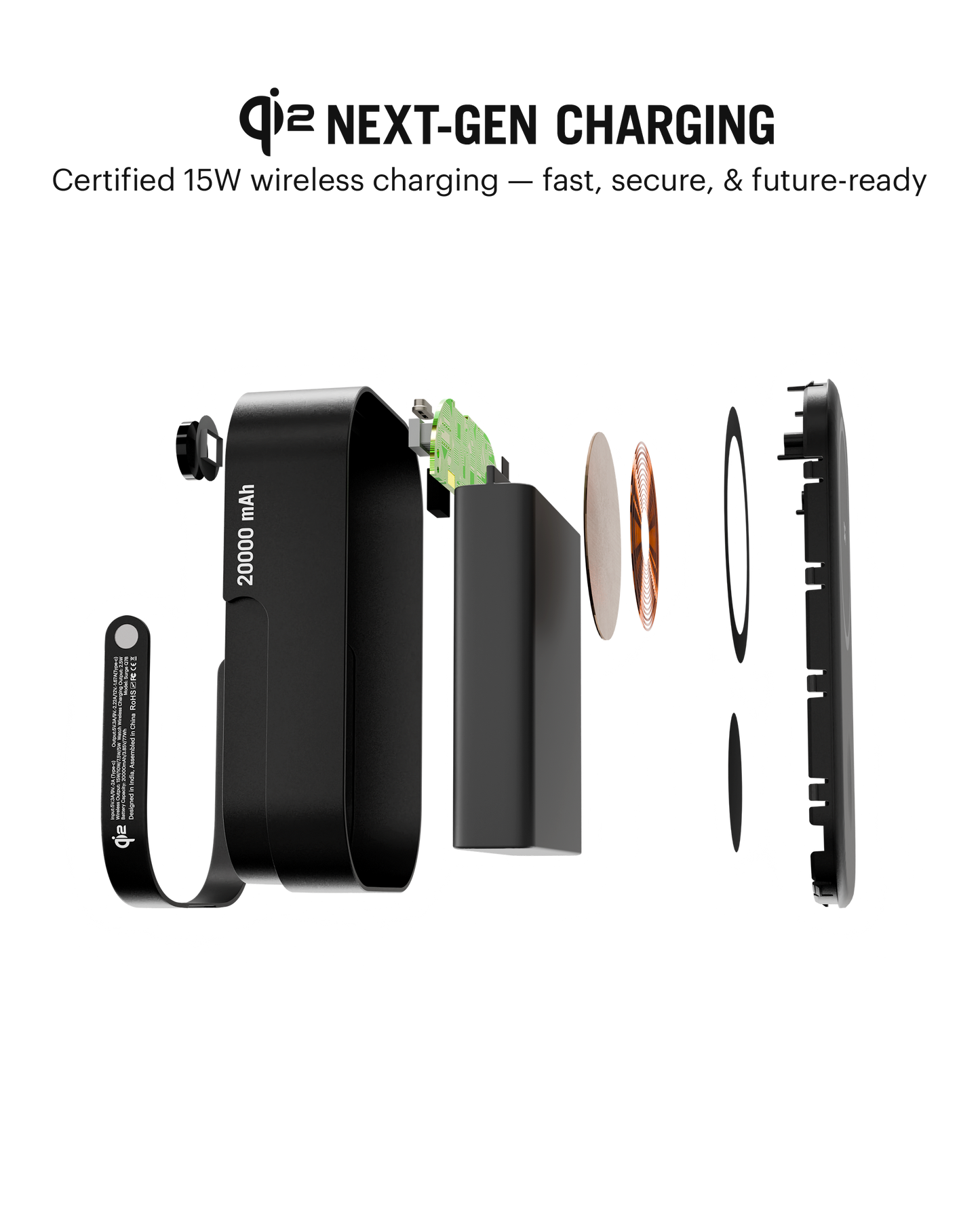 Daily Objects Loop Qi2-Certified MagSafe-Compatible Aluminium Power Bank 20000mAh