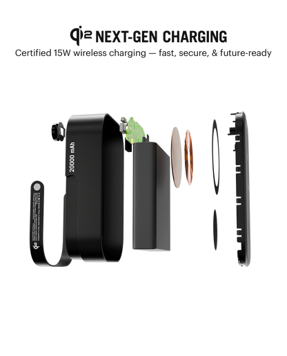 Daily Objects Loop Qi2-Certified MagSafe-Compatible Aluminium Power Bank 20000mAh