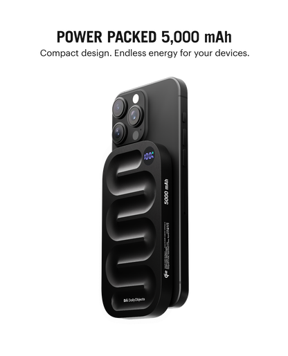 Daily Objects Loop Qi2-Certified MagSafe-Compatible Aluminium Power Bank 5000mAh