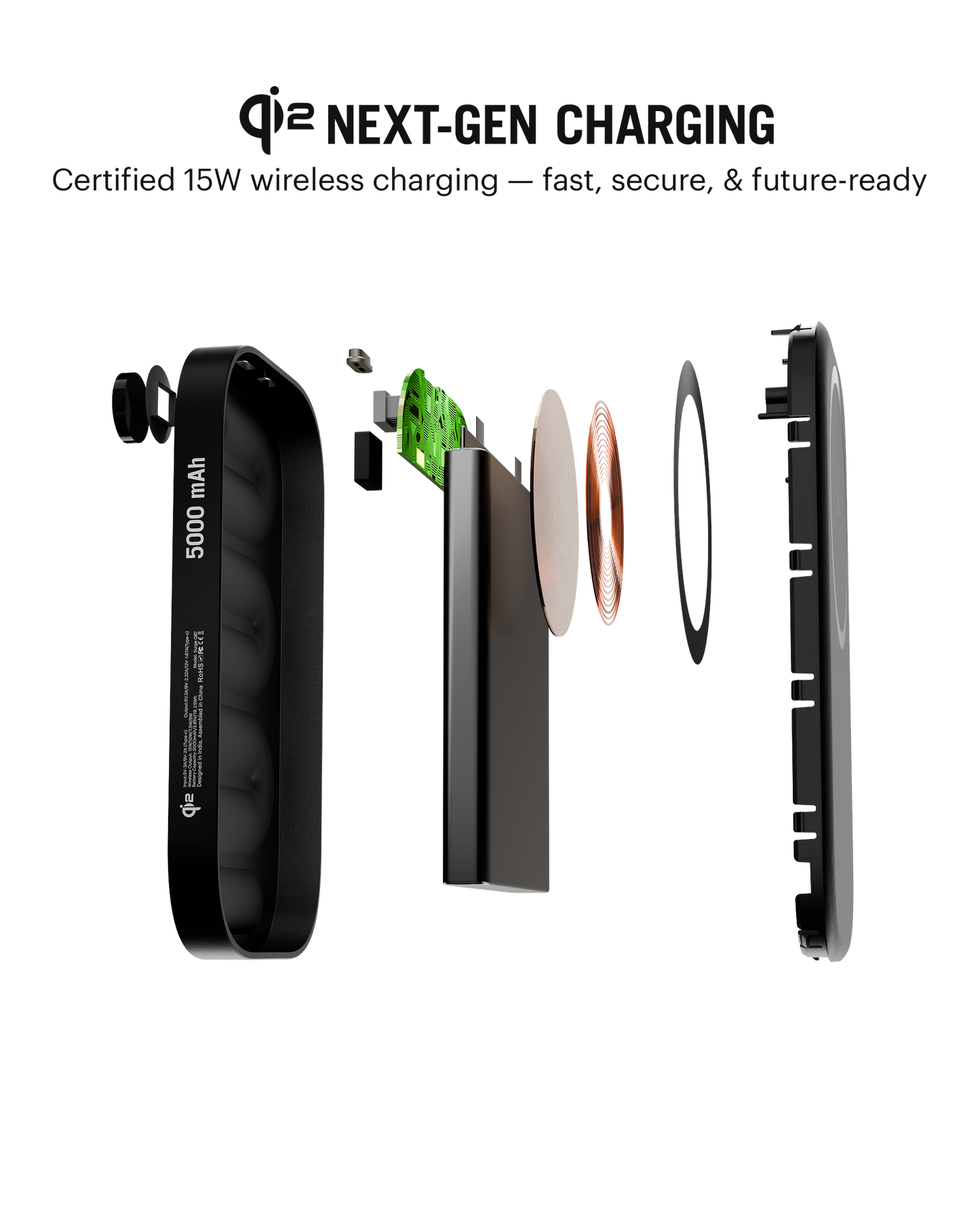Daily Objects Loop Qi2-Certified MagSafe-Compatible Aluminium Power Bank 5000mAh