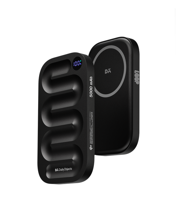 Daily Objects Loop Qi2-Certified MagSafe-Compatible Aluminium Power Bank 5000mAh