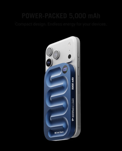 Daily Objects Loop Qi2-Certified MagSafe-Compatible Aluminium Power Bank 5000mAh