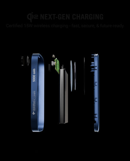Daily Objects Loop Qi2-Certified MagSafe-Compatible Aluminium Power Bank 5000mAh