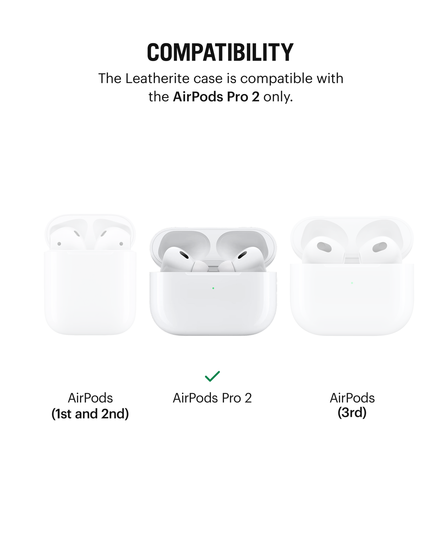Daily Objects Leatherite Airpods Pro 2 Case