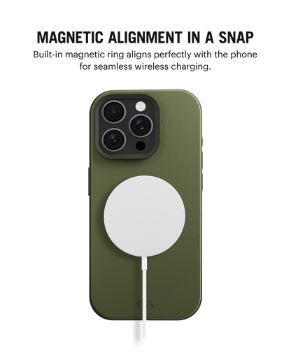 Daily Objects Leatherite MagSafe Case For iPhone 16 Pro Max