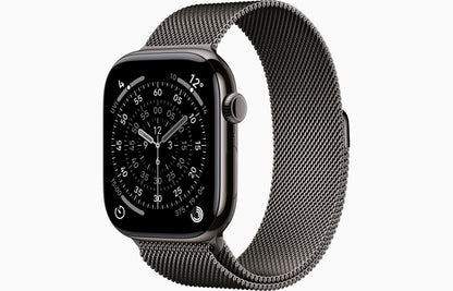 Apple Watch Series 11 - GPS + Cellular - Titanium Case With Milanese Loop