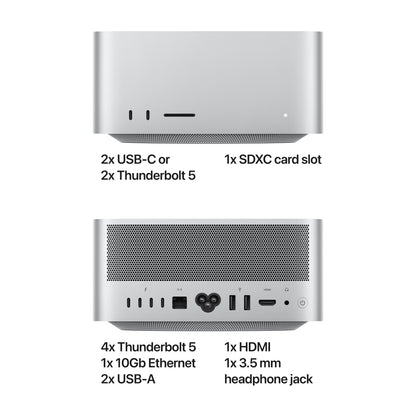Mac Studio: Apple M3 Ultra chip with 28‑core CPU, 60‑core GPU, 96GB, 1TB