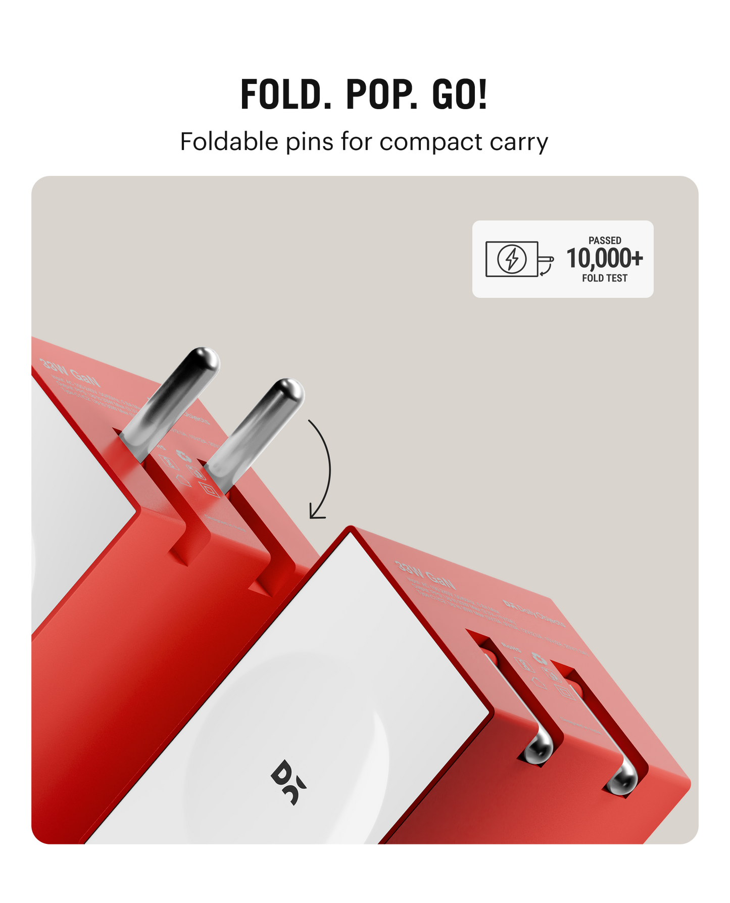 Daily Objects Pop 33W Twin Port Gan5 Adapter