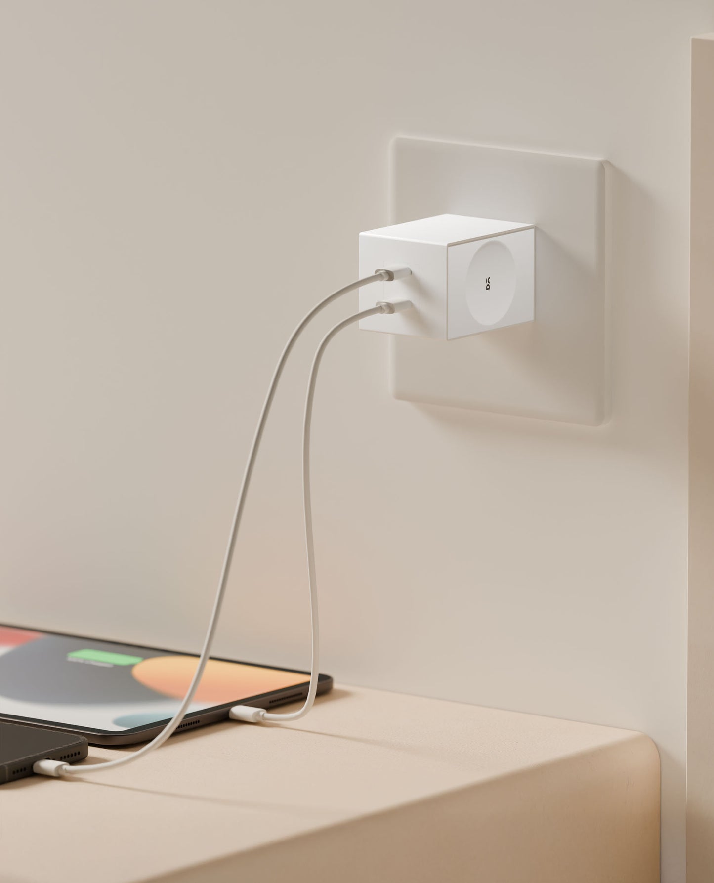 Daily Objects Pop 33W Twin Port Gan5 Adapter