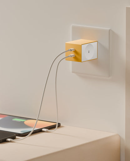 Daily Objects Pop 33W Twin Port Gan5 Adapter