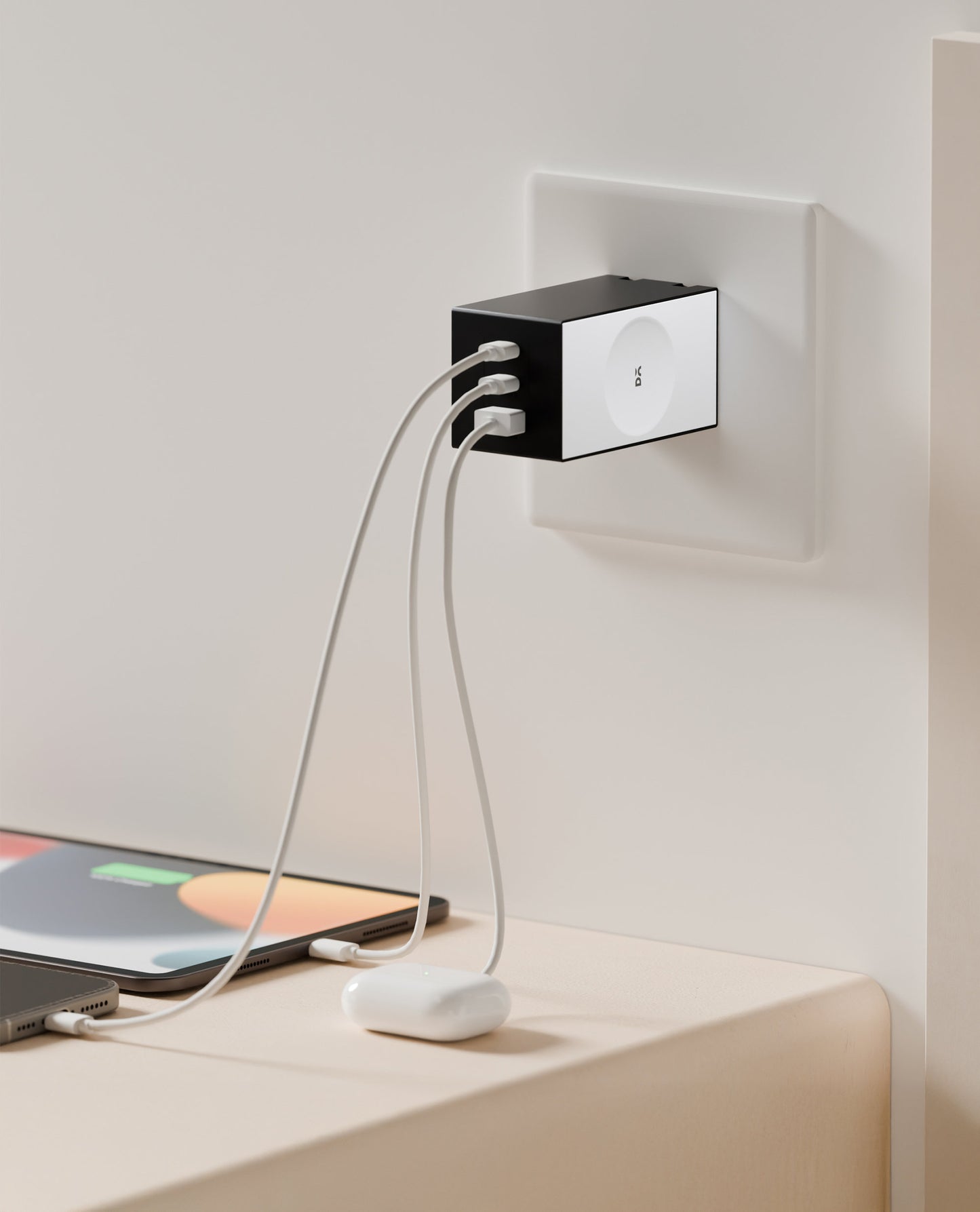 Daily Objects Pop 67W Twin Port Gan5 Adapter