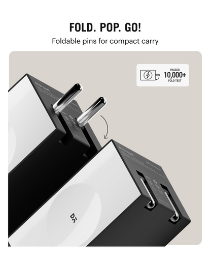 Daily Objects Pop 67W Twin Port Gan5 Adapter