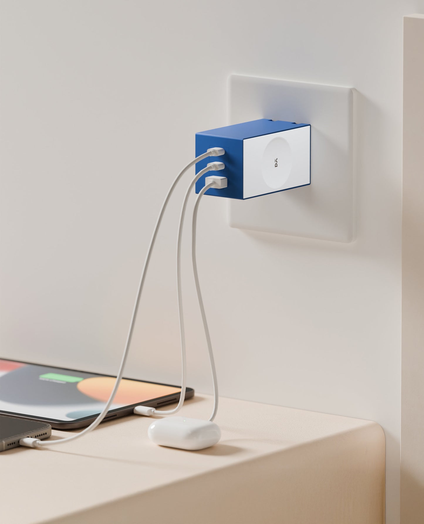 Daily Objects Pop 67W Twin Port Gan5 Adapter