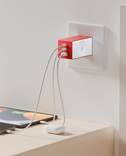 Daily Objects Pop 67W Twin Port Gan5 Adapter