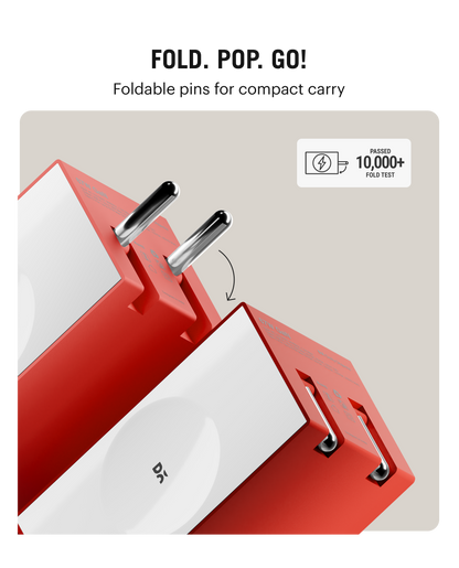 Daily Objects Pop 67W Twin Port Gan5 Adapter