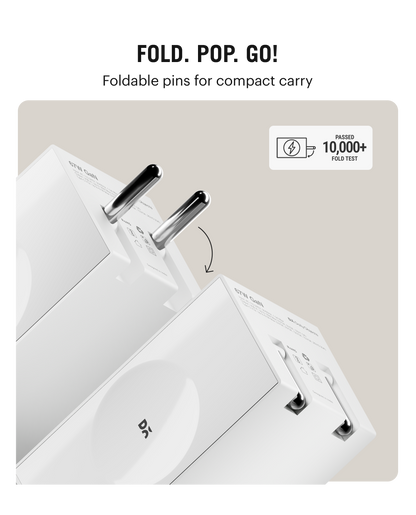 Daily Objects Pop 67W Twin Port Gan5 Adapter