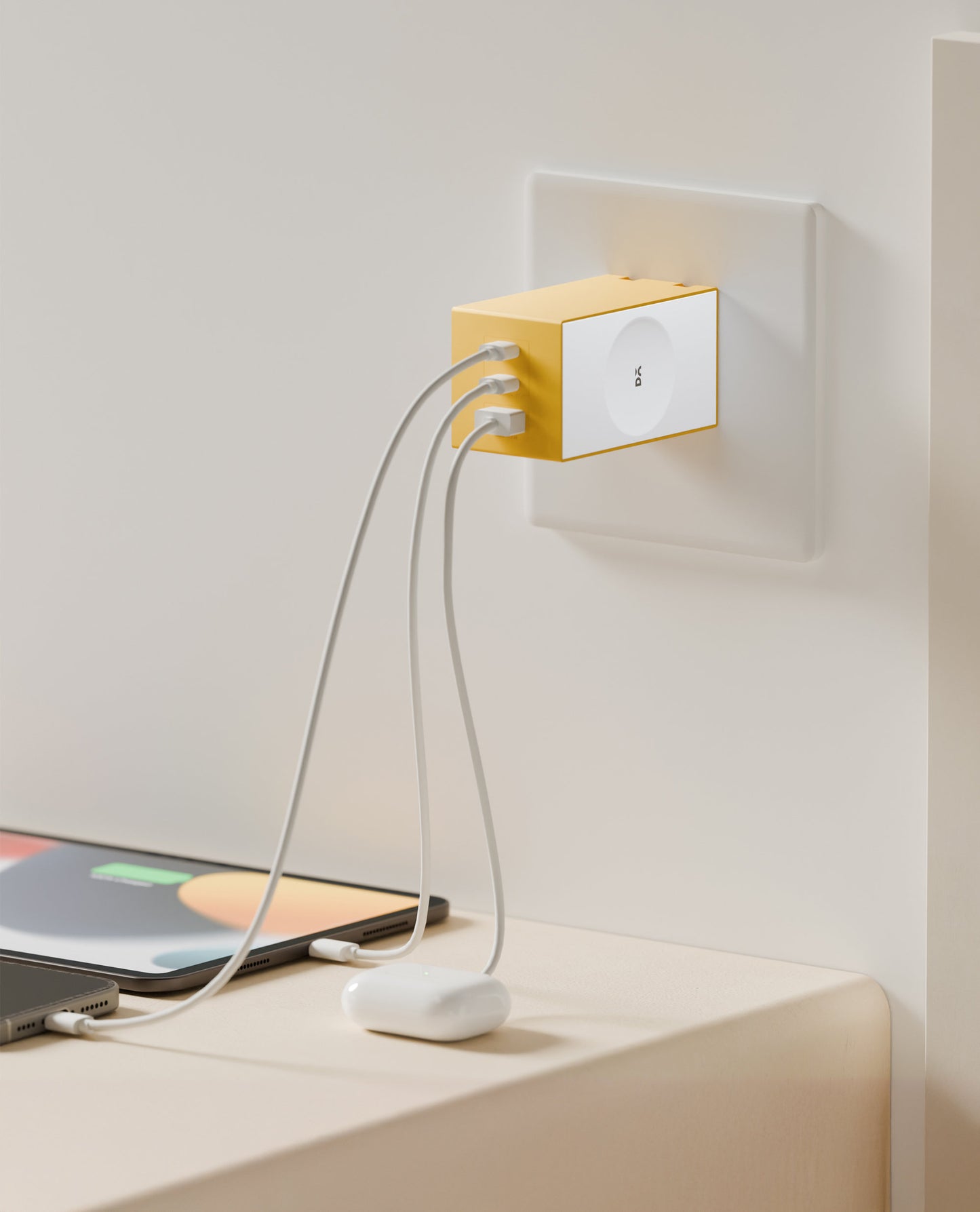 Daily Objects Pop 67W Twin Port Gan5 Adapter