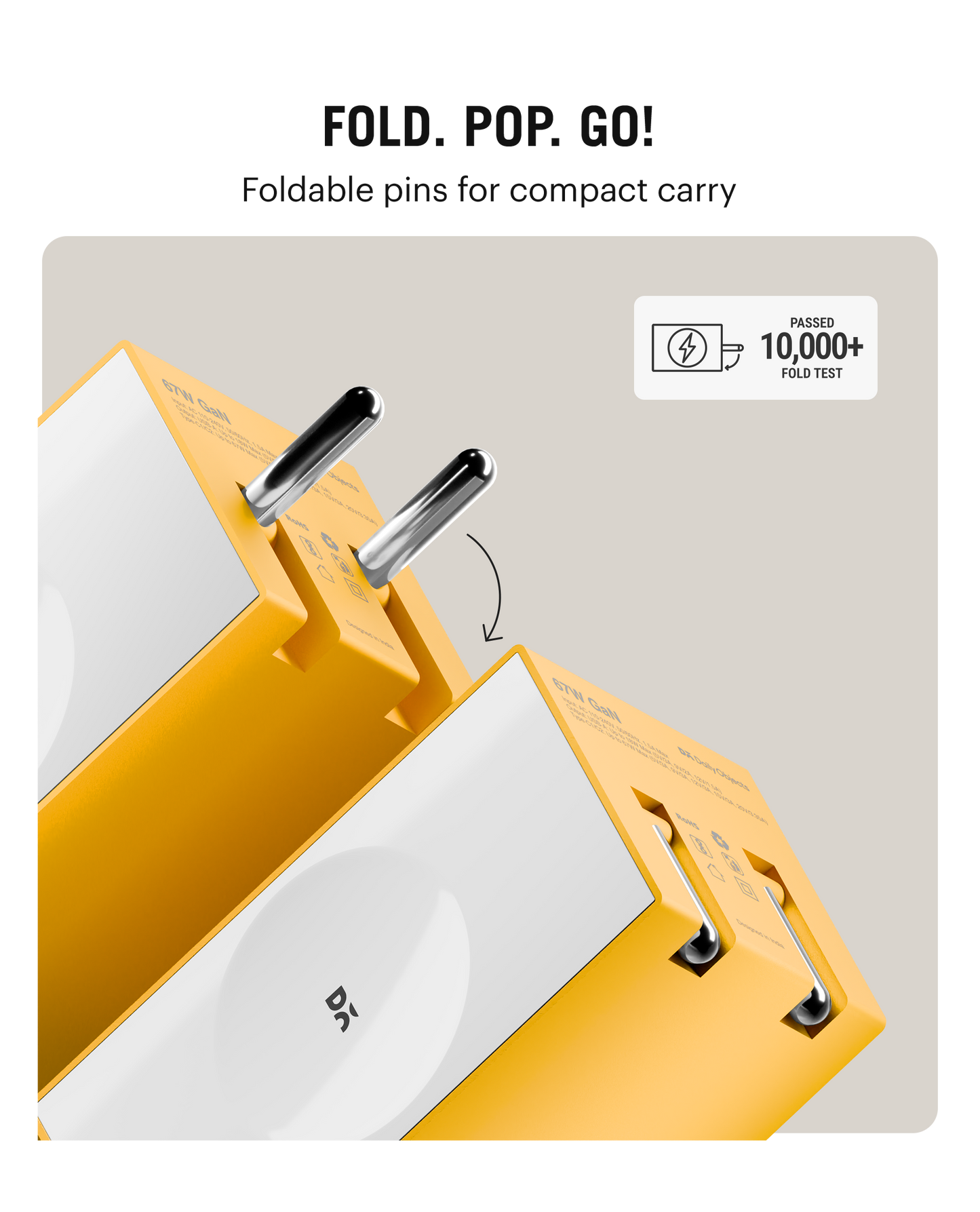 Daily Objects Pop 67W Twin Port Gan5 Adapter