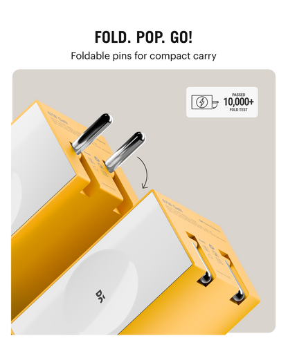 Daily Objects Pop 67W Twin Port Gan5 Adapter