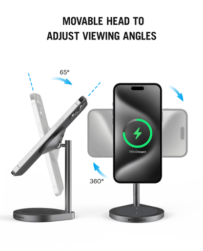 Daily Objects Surge Max 2-In-1 Magnetic Wireless Charger (18W)