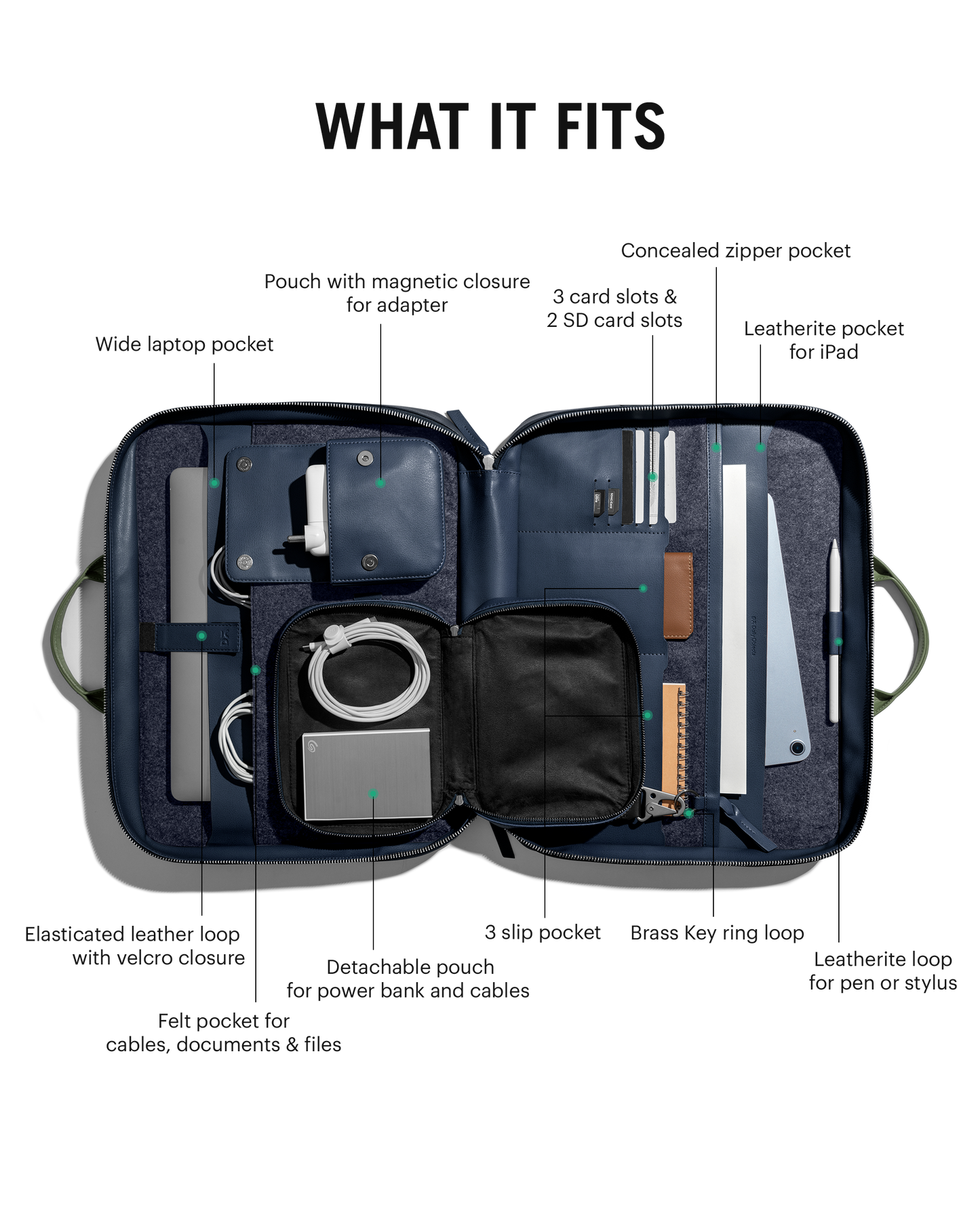 Daily Objects Urban Classic Briefcase Bag upto 15 Inch