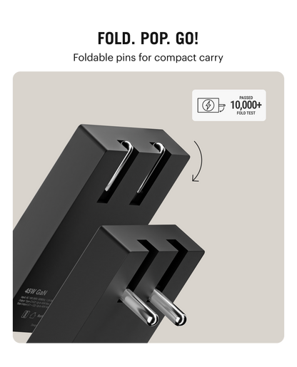 Daily Objects Pop 45W Twin Port Gan5 Adapter