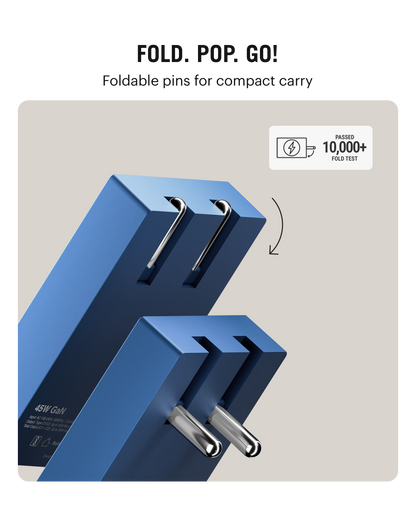 Daily Objects Pop 45W Twin Port Gan5 Adapter