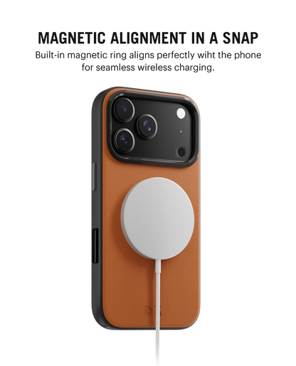 Daily Objects Leatherite MagSafe Case For iPhone 17 Pro Max